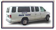 Rochester Shuttle Service Vans